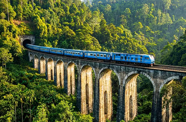 Ella Nine Arch Bridge and hill country views